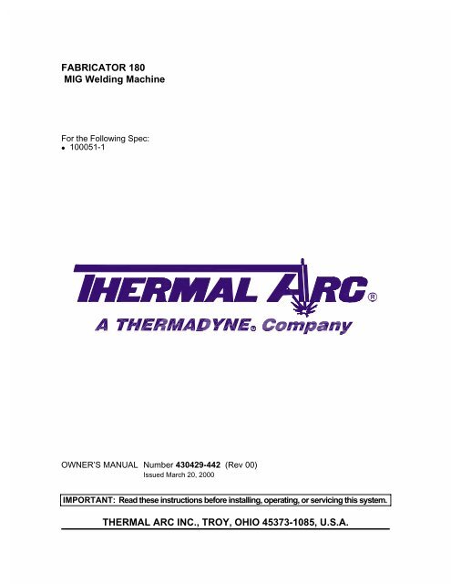 mig welding instructions