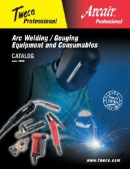 Arc Welding / Gouging Equipment and Consumables CATALOG ...