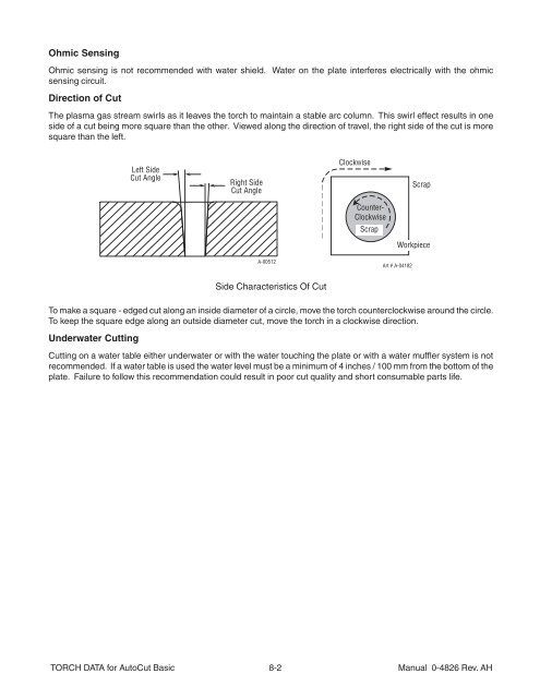 8. TORCH OPERATION - Victor Technologies