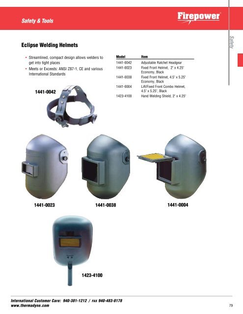 GENERAL WELDING PRODUCTS CATALOG - Victor Technologies