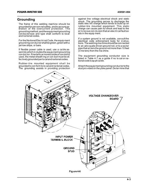 POWER-MASTER 500 - Victor Technologies