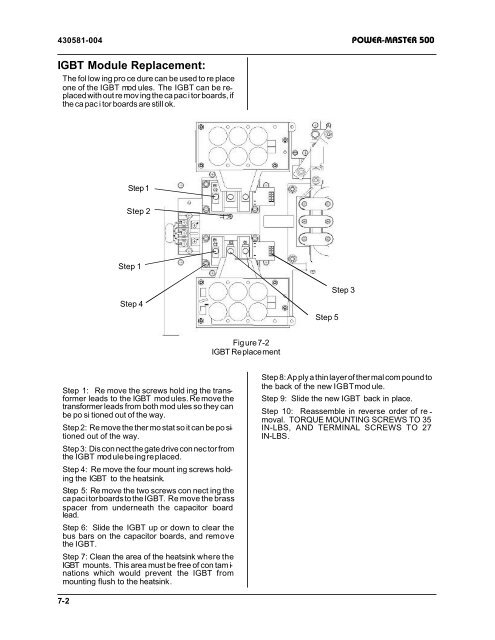 POWER-MASTER 500 - Victor Technologies