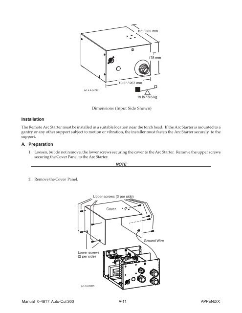 AUTO-CUT 300 - Victor Technologies