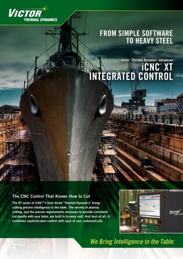 iCNC XT Brochure - Victor Technologies - Europe