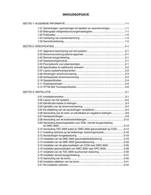 200 Bedieningshandleiding ULTRA-CUT™ - Victor Technologies ...