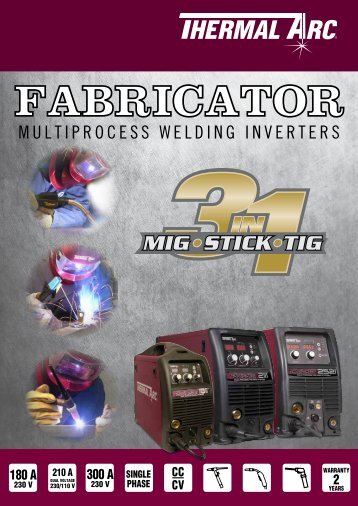 Fabricator Multiprocess Brochure - Victor Technologies - Europe