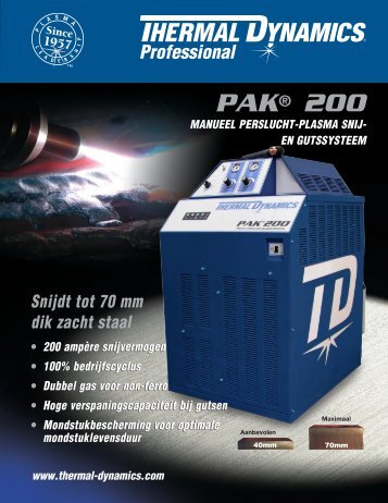 PAK® 200 - Victor Technologies - Europe