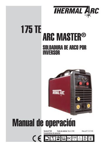 175TE Operating Manual (español) - Victor Technologies - Europe