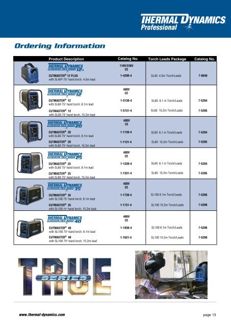 CutMaster True Sales Brochure - Victor Technologies - Europe