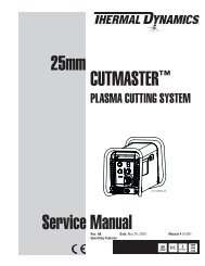 CutMaster True Service Manual - Victor Technologies - Europe
