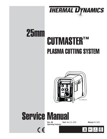 CutMaster True Service Manual - Victor Technologies - Europe