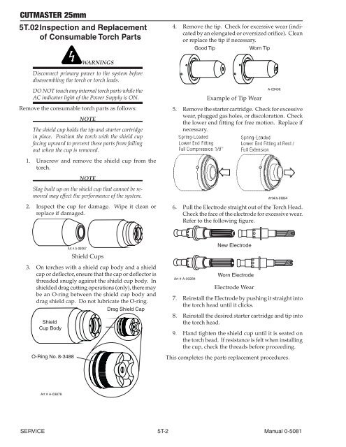 CutMaster True Service Manual - Victor Technologies - Europe