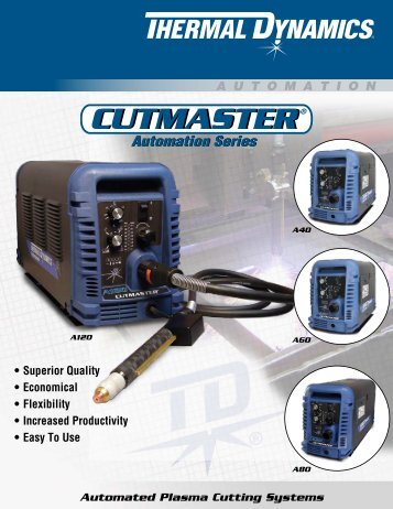 CutMaster A Series Sales Brochure - Victor Technologies - Europe