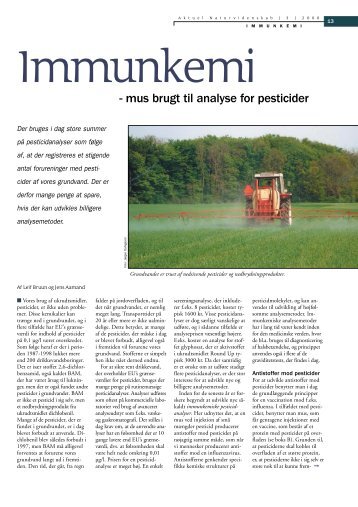 Immunkemi - mus brugt til analyse for pesticider - Viden (JP)