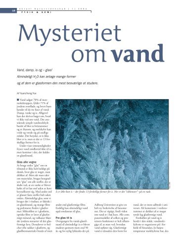 Mysteriet om vand - Viden (JP)