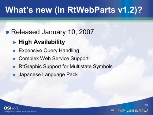 What is RtWebParts? - OSIsoft