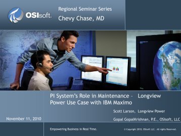 Longview Power Use Case with IBM Maximo - OSIsoft