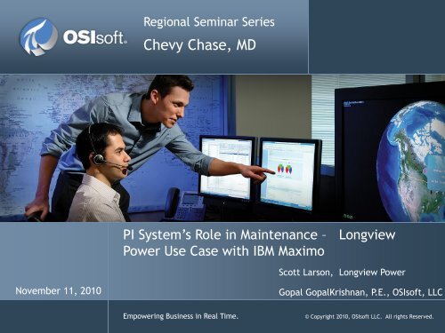 Longview Power Use Case with IBM Maximo - OSIsoft