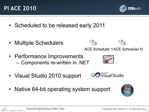 PI Notifications 2010 - OSIsoft