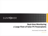 SunPower - OSIsoft