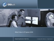 PI System 2010 Presentation - OSIsoft