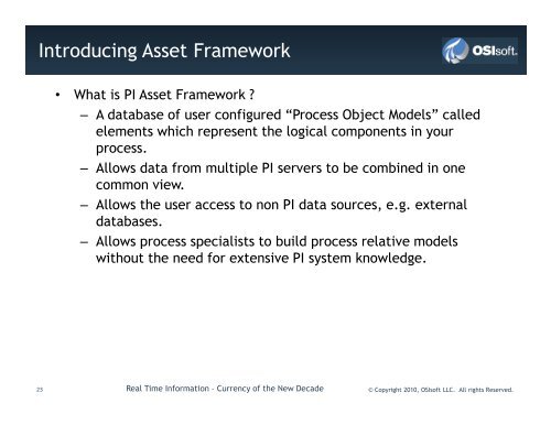 Enterprise Agreement - OSIsoft