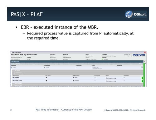 Enterprise Agreement - OSIsoft