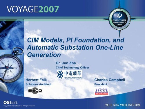 CIM Models, PI Foundation, and Automatic Substation ... - OSIsoft