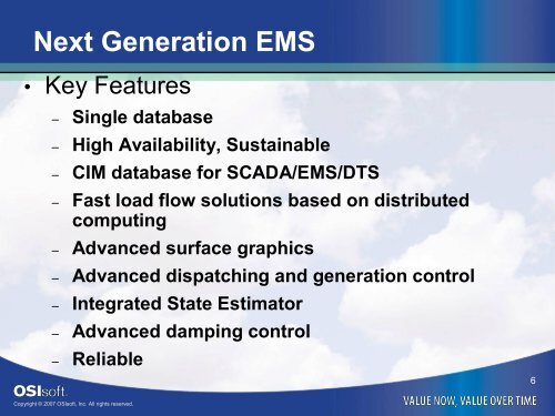 CIM Models, PI Foundation, and Automatic Substation ... - OSIsoft