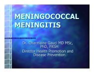 MENINGOCOCCAL MENINGITIS