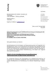 Schiffstechnikverordnung - Bundeskammer der Architekten und ...