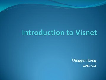 Introduction to Visnet
