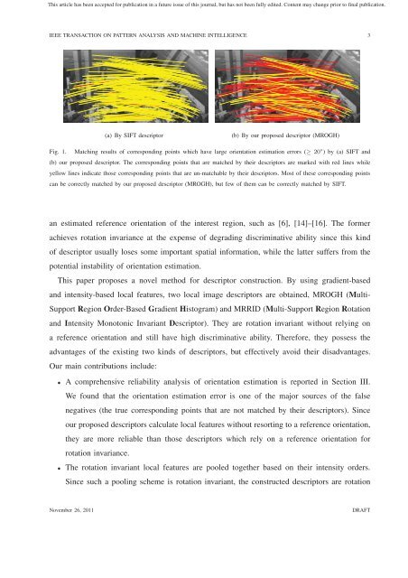 Rotationally Invariant Descriptors using Intensity Order ... - IEEE Xplore