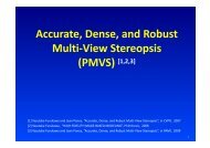 Accurate, Dense, and Robust Multi-View Stereopsis (PMVS) [1,2,3]