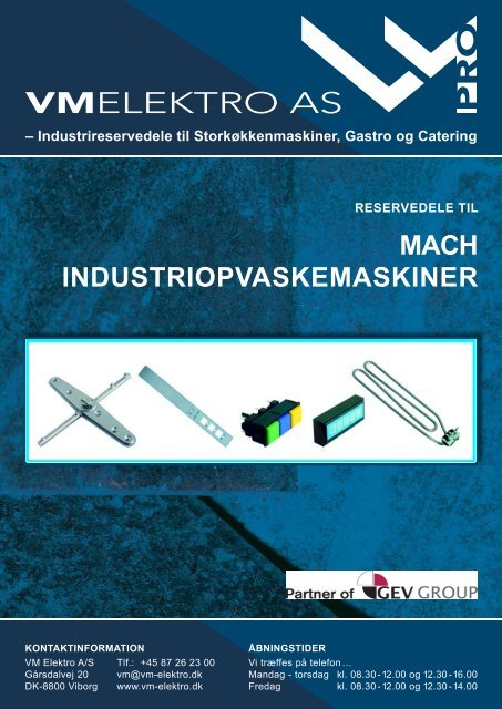 mach industriopvaskemaskiner reservedele til - VM Elektro