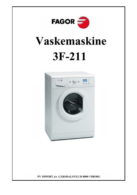 Vaskemaskine 3F-211 - VM Elektro