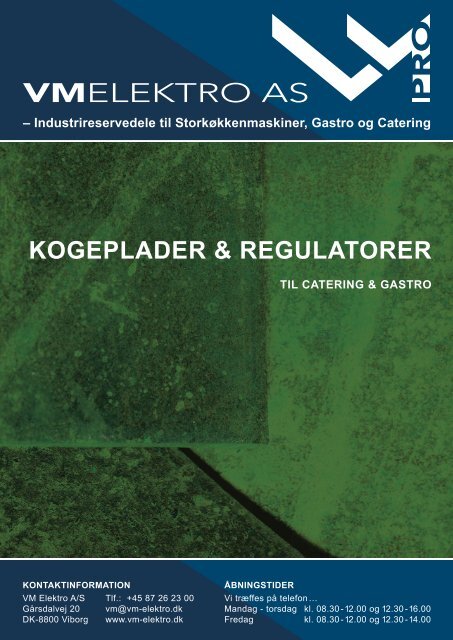KOGEPLADER & REGULATORER - VM Elektro