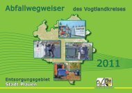 Abfallwegweiser des Vogtlandkreises