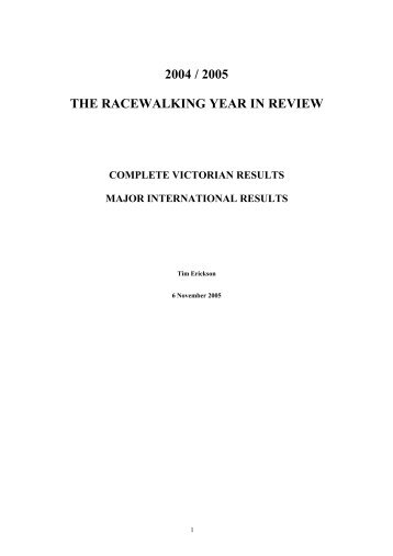 FULL AUST WALK RESULTS 2004-2005.pdf - Victorian Race ...