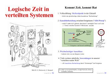 Logische Zeit in verteilten Systemen - The Distributed Systems Group