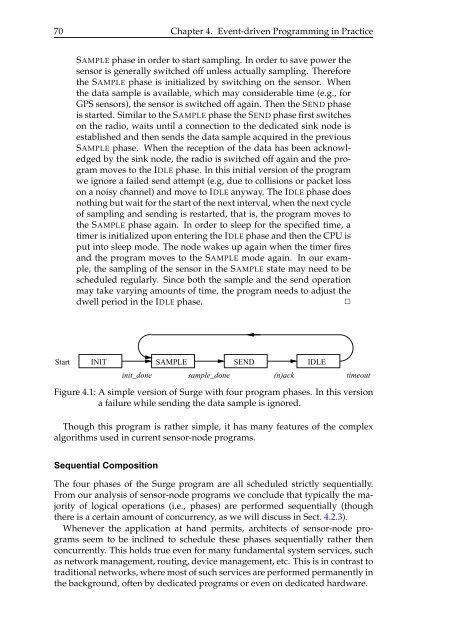 A State-Based Programming Model for Wireless Sensor Networks