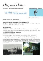 Flieg und Flatter - Staatliche Vogelschutzwarte für Hessen ...