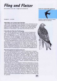 Flieg und Platter - Staatliche Vogelschutzwarte für Hessen ...