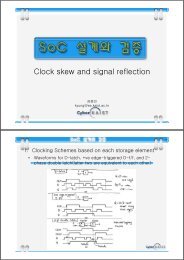 Clock skew and signal reflection - KAIST