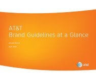 AT&T Brand Guidelines at a Glance