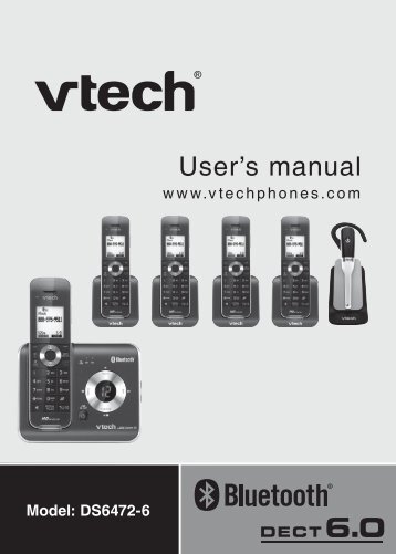 User's manual - VTech Communications