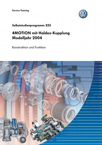 SSP333 - 4MOTION mit Haldex-Kupplung Modelljahr 2004