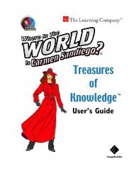 Where in the World Is Carmen Sandiego?® Treasures of ... - Exent