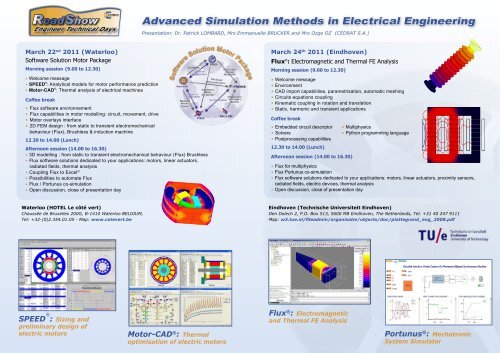 Advanced Simulation Methods in Electrical Engineering - cedrat ...