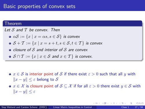 Linear Matrix Inequalities in Control